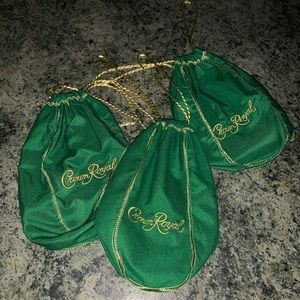 3 Crown Royal bags